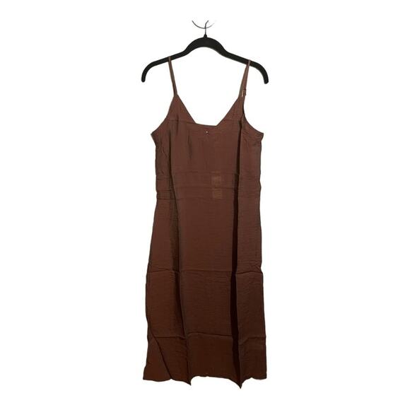 Anthropologie LACAUSA Alma Slip Dress in Chocolate Size XS NWT‎ - Picture 5 of 13